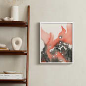 "Virgo Constellation" - Art Print in Carnelian Orange by Emily Magone - In a Room