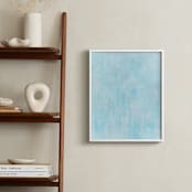 "Tranquil." - Art Print in Turquoise by Emily Magone - In a Room