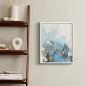 "Sagittarius Constellation" - Art Print in Sky Blue by Emily Magone - In a Room