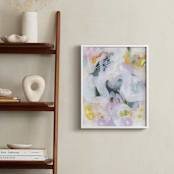 "Clouded Path 4" - Art Print in Gentle Lilac by Eunmee Studio - In a Room