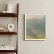 "Renewal No 1" - Art Print in Sage Blue by Shawna Urban - In a Room