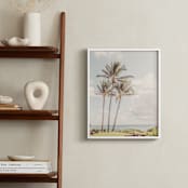 "Makai" - Art Print in Sky Blue by Three Kisses Studio - In a Room