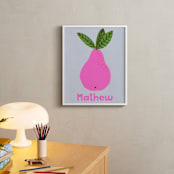"My Fruity Family II" - Personalized Art Print in Candy by Marta Crea - In a Room