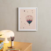 "To The Stars" - Art Print in Pale Pink by Caroline Mint - In a Room