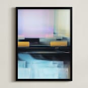 "Mirage" - Art Print in Sea Glass by Rebecca Rueth - Framed