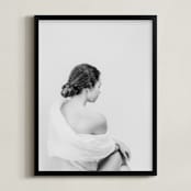 "Reflection of Sienna" - Art Print in Subtle by Ilze Lucero - Framed