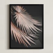 "Copper Ferns 1" - Art Print in Shimmering Copper by Alicia Abla - Framed