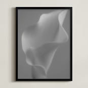 "Memory" - Art Print in Pearly Grey by MG Vander Elst - Framed