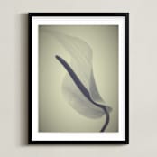 "My Love for Calla #1" - Art Print in dark beige by M.E.Segantini - Framed