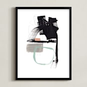 "Untitled 4" - Art Print in Black and White by Jaime Derringer - Framed