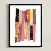 "Spice Rack" - Art Print in Cinnamon by sue prue - Framed