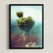 "Skyline Drive Flora Yellow" - Art Print in VA bloom yellow by Meghan Quinn - Framed