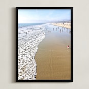 "Santa Monica Beach 1" - Art Print in sea and sky by Sea and Sky - Framed