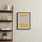 "Positivity" - Art Print in Saffron by Rochelle Renee - In a Room