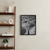 "concrete cylinders" - Art Print in Stone by Alaric Yanos - In a Room