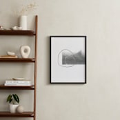 "Abstract drawings I" - Art Print in White by Kirsta Benedetti - In a Room