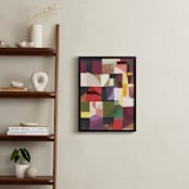 "A quilt for Sonia D" - Art Print in Grape by Erin McCluskey Wheeler - In a Room