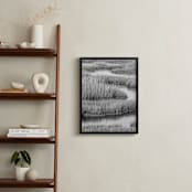 "Marshlands 1" - Art Print in Black & White by Elizabeth Pyle - In a Room