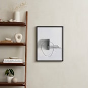 "Abstract drawing II" - Art Print in White by Kirsta Benedetti - In a Room