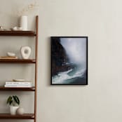 "Emerald Mist" - Art Print in Emerald Blue by KIMBERLY SMITH - In a Room