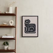 "Sitting Tiger" - Art Print in Graphite by Dani Lugato - In a Room