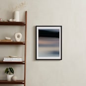 "Flowing Dusk" - Art Print in Shadow Blue by Em Hale - In a Room