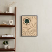 "This Side of the Equator I" - Art Print in Daytime by ThirtyOne Illustrations - In a Room