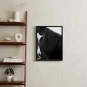 "Believe" - Art Print in Deep Black by Leslie Le Coq - In a Room