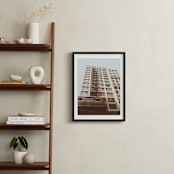 "The L" - Art Print in Alabaster by Kamala Nahas - In a Room
