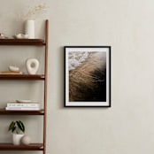 "Black Sand I" - Art Print in Onyx by Karly Rose Sahr - In a Room