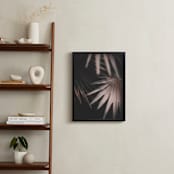 "Copper Ferns 2" - Art Print in Shimmering Copper by Alicia Abla - In a Room