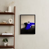 "El Abrazo" - Art Print in Royal by jinseikou - In a Room