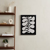 "Black Plant II" - Art Print in Chalkboard Black by Alisa Galitsyna - In a Room