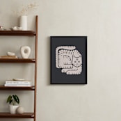 "Lying Tiger" - Art Print in Linen by Dani Lugato - In a Room