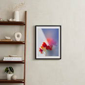 "Flora Prism" - Art Print in True Red by Aralyn Griesbach - In a Room