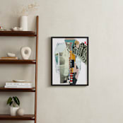 "Chorus Line Arnold" - Art Print in Taupe by Misty Hughes - In a Room