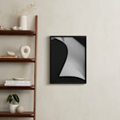 "Swept Away I" - Art Print in Black & white by Angie McMonigal - In a Room