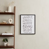 "The Beauty of Dreams" - Art Print in Mushroom by Grace Kreinbrink - In a Room