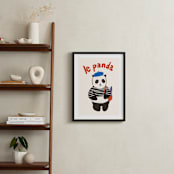"French Panda" - Art Print in Ink by Morgan Kendall - In a Room