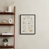 "Illustrated recipe of tortilla de patata" - Art Print in Colorful by Rosana Laiz Blursbyai - In a Room