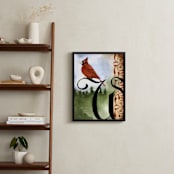 "Winter II" - Art Print in Pale Blue by Stephanie Toral - In a Room
