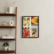 "The Four Seasons I" - Art Print in Multi-Colored Traditional by Stephanie Toral - In a Room