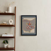 "Lexington Ohio" - Art Print in Oceanside Tan by Nathan Poland - In a Room
