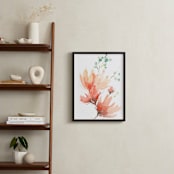 "Blush Blossoms" - Art Print in Blush by Kelly Ventura - In a Room