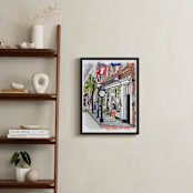 "King Street" - Art Print in Carolina Clay Red by The Tattered Traveler - In a Room