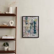 "Laramie" - Art Print in Warm Gray by Misty Hughes - In a Room