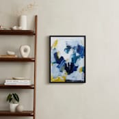 "Swimmingly" - Art Print in Sea Blue by Katie Craig - In a Room