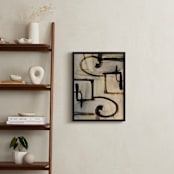"Signs" - Art Print in Rust and Black by Margaret Williams - In a Room