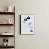 "Playing with the clouds" - Art Print in Sky Blue by Simi Gauba - In a Room