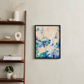 "Floating" - Art Print in Delicate Blue by Katie Craig - In a Room